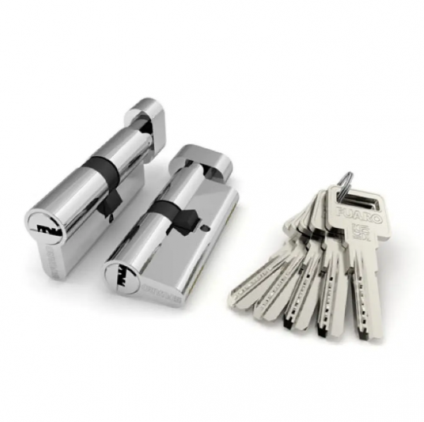 Цилиндровый механизм R602/100 45+10+45 хром