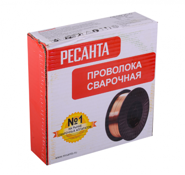 Сварочная проволока Ресанта СВ-08Г2С-O, Ф0,8 мм Катушка 5кг. _4