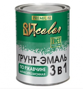 Грунт-эмаль по ржавчине Витколор 3в1 белая 0,8кг.