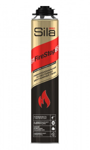 Sila Pro B1 Firestop 65 Огнестойкая профессиональная монтажная пена 650 мл.
