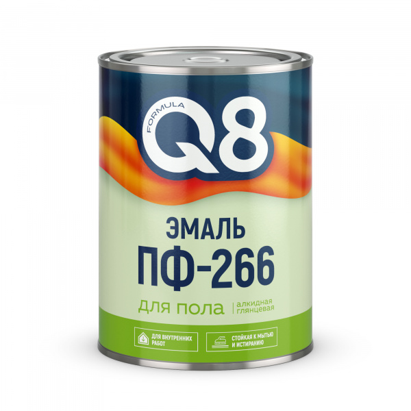Эмаль Q8 ПФ-266 зол.кор 0,9кг