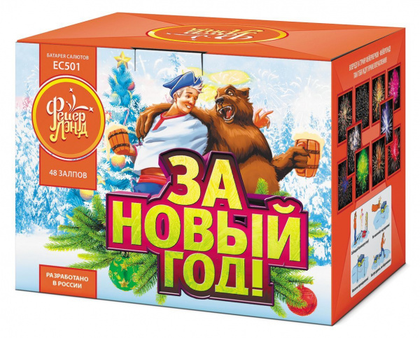 За Новый год