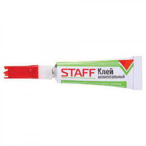 Клей STAFF моментальный 3г, на ленте 604224