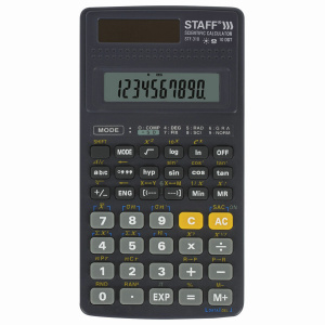 Калькулятор инжинерный STAF STF-310 (142_78мм) 10+2 разрядов, двойное питание, 250279