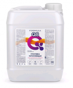 Грунтовка ВД укрепляющая 5кг Formula Q8