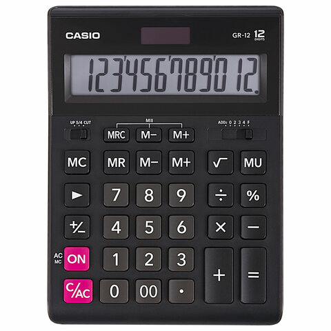 Калькулятор черный бухгалтерский Casio