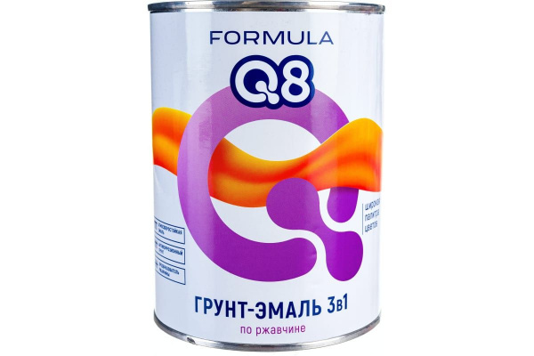 Грунт-эмаль по ржавчине желтая 0,9 кг Formula Q8 Грунт-эмаль по ржавчине желтая 0,9 кг Formula Q8
