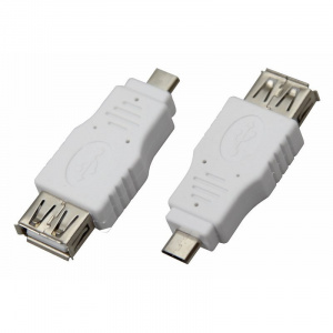 Переходник гнездо USB -A-штекер USB micro 18-1173