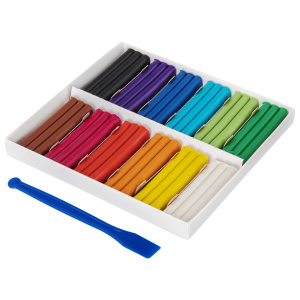 Пластилин мягкий восковый Brauberg Kids 12цв,180г 106495