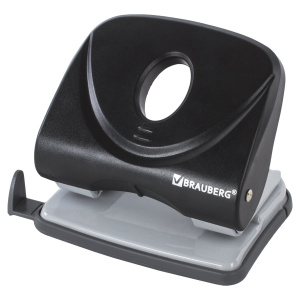 Дырокол Brauberg Original, до25л, черный