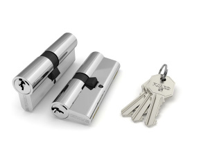 Цилиндровый механизм (100СА/80) 1000САKey80(35+10+35) CP хром 5Key (21497) (FUARO)