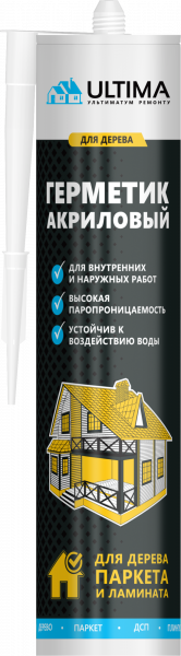 ULTIMA Герметик акриловый для дерева. Дуб 300гр