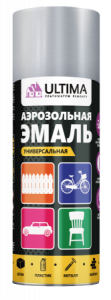 Ultima, СЕРЕБРЯНЫЙ МЕ  аэрозольная с металл. эффектом, 520 мл.