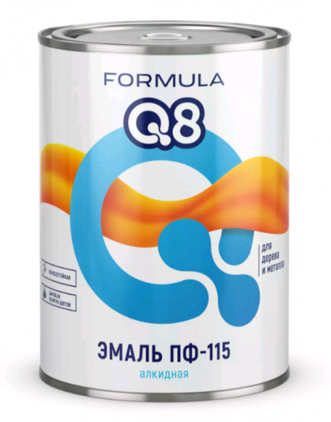Эмаль ПФ-115 Formula Q8 светло-голубая 0,9кг