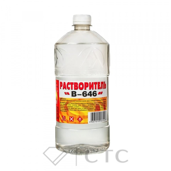 Растворитель 646 1л Вершина