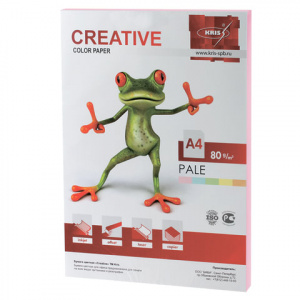 Бумага CREATIVE color А4, 80г м, 100л, пастель розовая 110502 Бумага CREATIVE color А4, 80г м, 100л, пастель розовая 110502