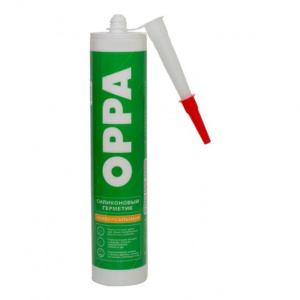 OPPA S, Герметик силиконовый санитарный, белый, 260мл