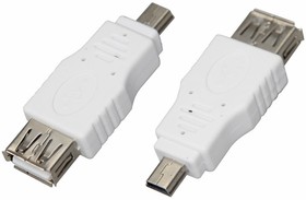 Переходник гнездо USB -A-штекер USB mini 18-1175