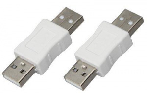 Переходник штекер USB-A- штекер USB А 18-1170