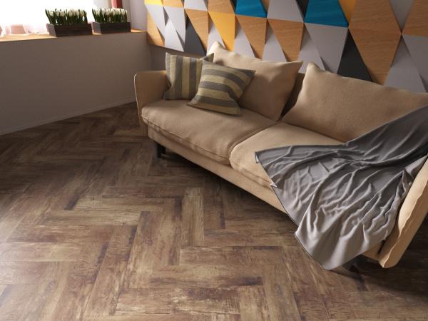 Кварц-винил (LVT) Fine Floor FF-016 Дуб Виндзор