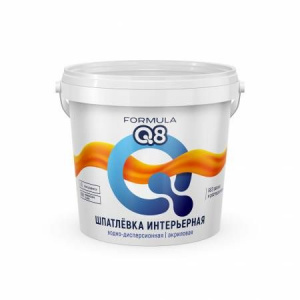Шпатлевка интерьерная В/Д Formula Q8 акриловая 3кг