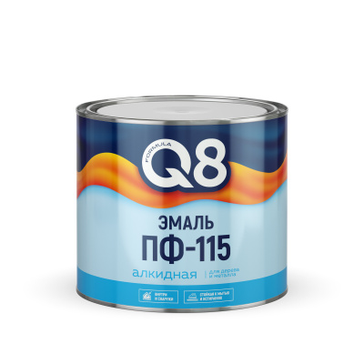 Эмаль ПФ-115 серая 1,9кг Formula Q8 Эмаль ПФ-115 серая 1,9кг Formula Q8