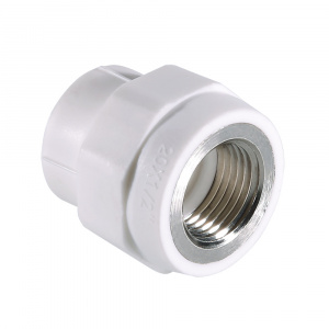 Муфта полипропилен. комбинир. Valtec VTp. 702.0.02505 диаметр 25 мм-3/4 внутр. резьба.