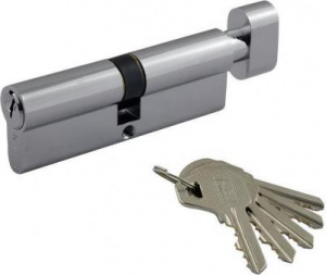 Цилиндр ЛУВ -90 (45-45) хром Цилиндр ЛУВ -90 (45-45) хром