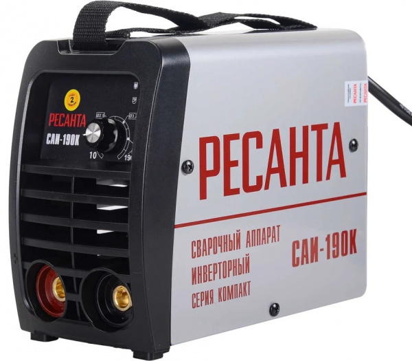 Сварочный аппарат инверторный САИ190К (компакт) Ресанта Сварочный аппарат инверторный САИ190К (компакт) Ресанта