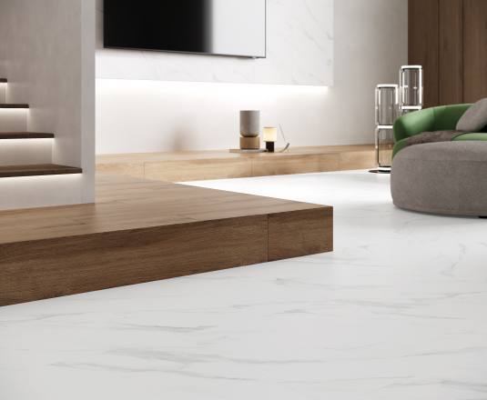 Swizer White Керамогранит белый 60х60 Полированный