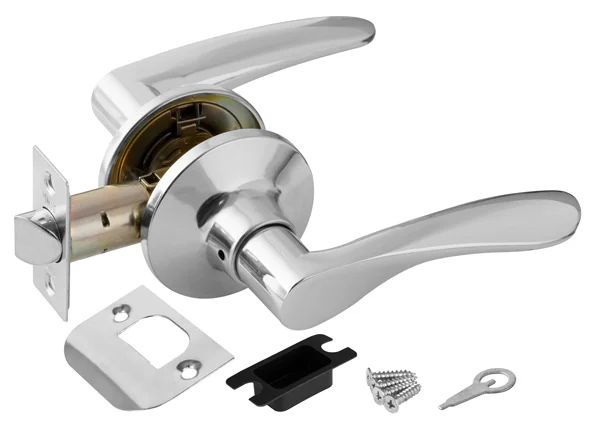 Ручка-защелка DK620 CP-РS без фикс. хром