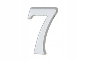 Цифра малая 7 Хром
