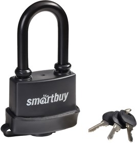Замок навесной, уличный корпус 56*50 мм, удлин. дужка d8.2мм, 3кл., Smartbuy