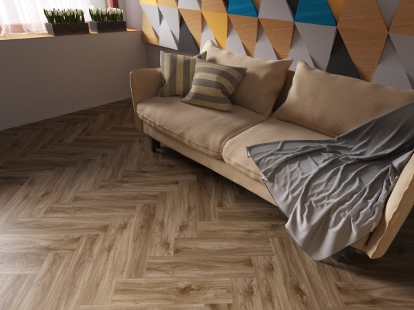 Кварц-винил (LVT) Fine Floor FF-004 Дуб Лувр